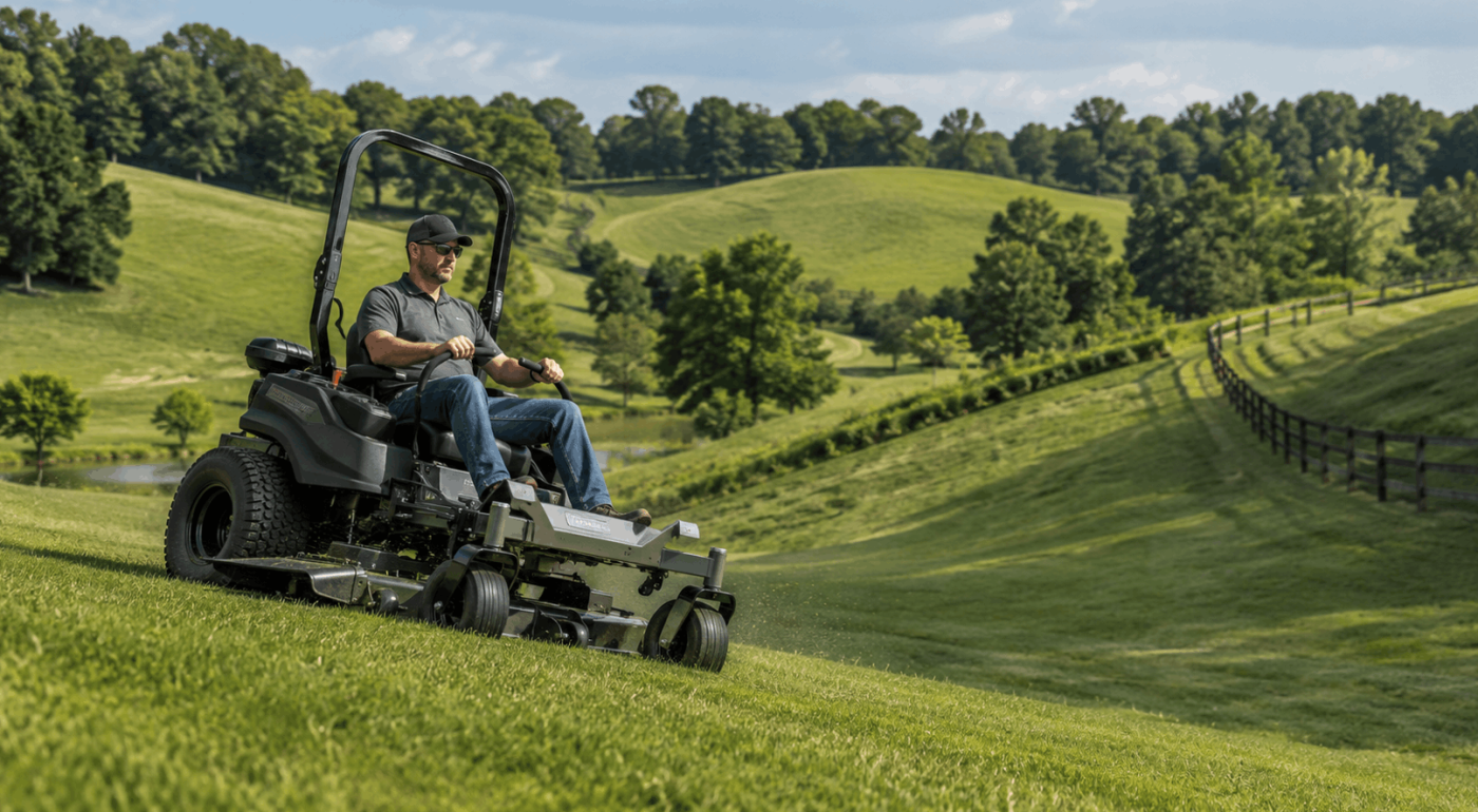 Best Zero-Turn Mowers for Hills and Slopes (2026): What Actually Works