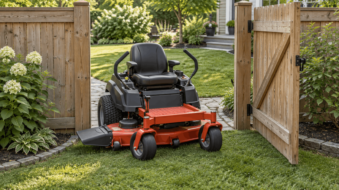 Will a Zero-Turn Mower Fit Through Your Gate? A Width Checklist